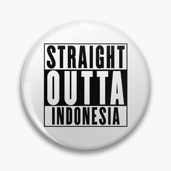 Item preview, Straight Outta Indonesia designed and sold by RandomStuffShop.
