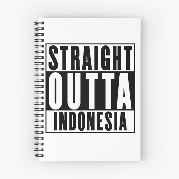 Item preview, Straight Outta Indonesia designed and sold by RandomStuffShop.