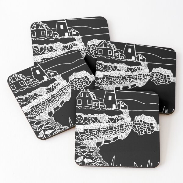 Item preview, Lighthouse by the sea - Black Palette designed and sold by Niina  Niskanen.