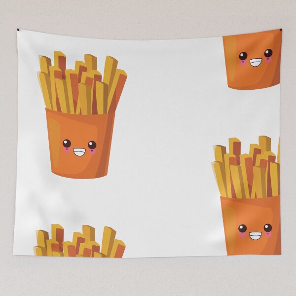 Item preview, Cute Adorable Fries! - Kawaii Food Design designed and sold by sweetpeanut.