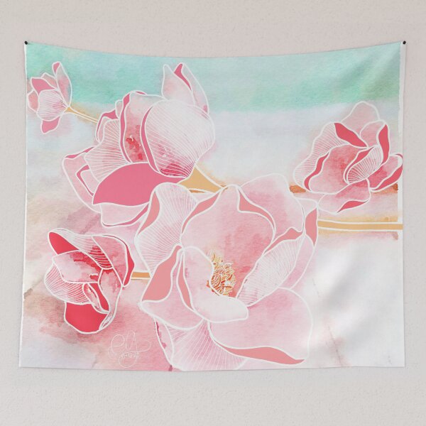 Item preview, Flowers on the table designed and sold by Carolina Ghelfi.