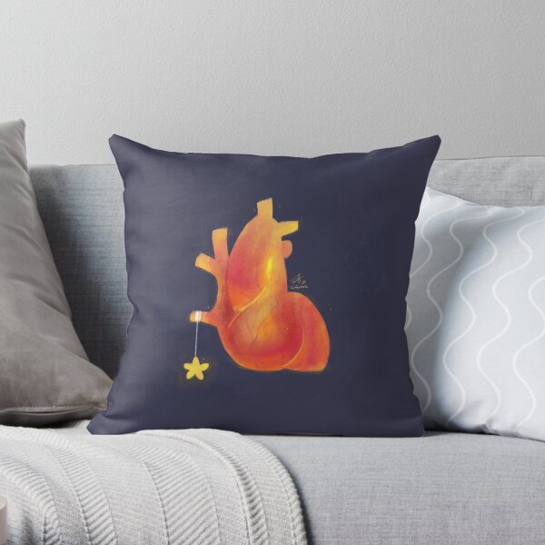 Young Heart Throw Pillow