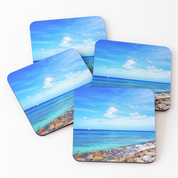 Item preview, Blue Rocky Ocean water in Barbados designed and sold by socialengineer.
