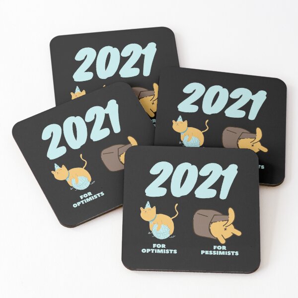 Artikelvorschau, 2021 For pessimists and optimists entworfen und verkauft von avocadissimo.