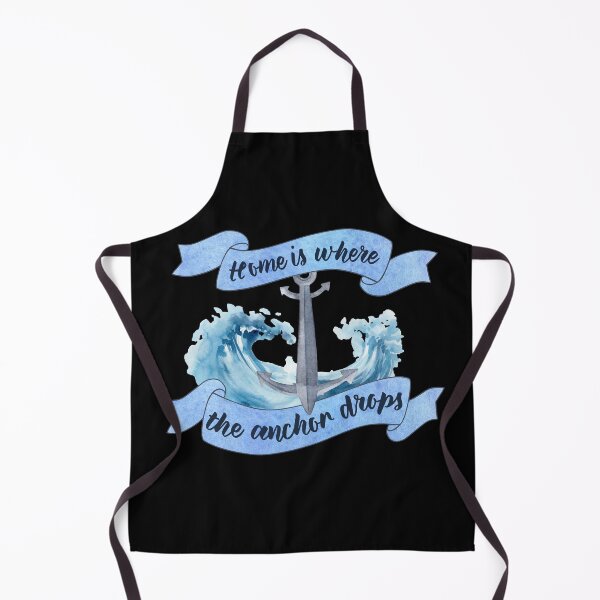 Item preview, Home is Where the Anchor Drops - Sailor Quote designed and sold by SeaAndLight.