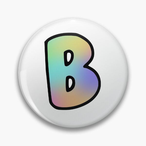 Artikelvorschau, Pastellblasen-Buchstabenmonogramm - B. entworfen und verkauft von GhostLonging.