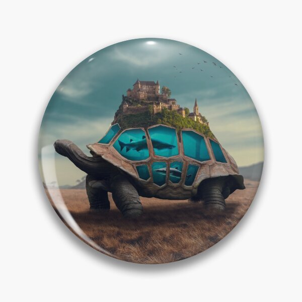 Item preview, Fantasy Giant turtle with with fish in a shell designed and sold by koalas1414.