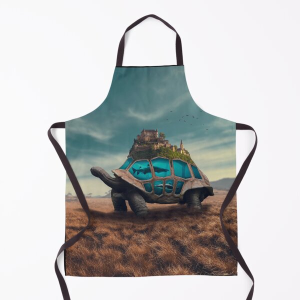 Item preview, Fantasy Giant turtle with with fish in a shell designed and sold by koalas1414.
