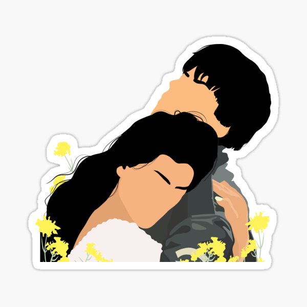DDLJ - Simran and raj Sticker