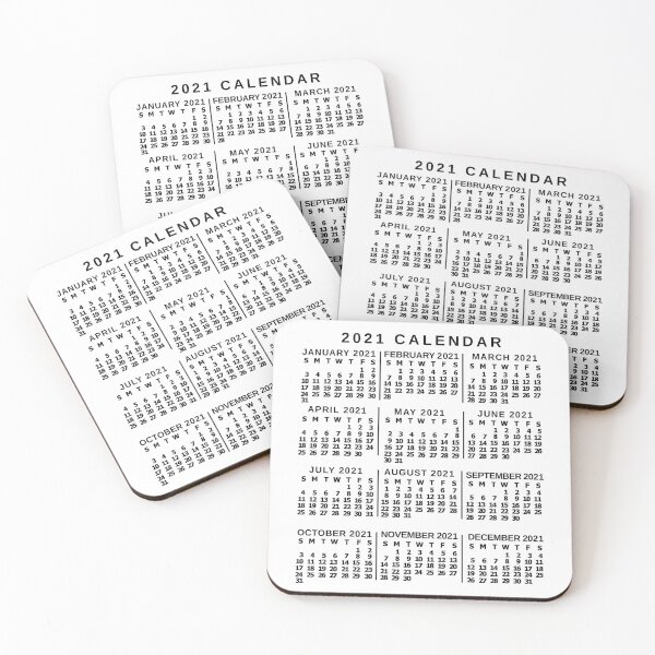 Item preview, 2021 Calendar Year Black Bold Numbers Vertical designed and sold by emkayhess.
