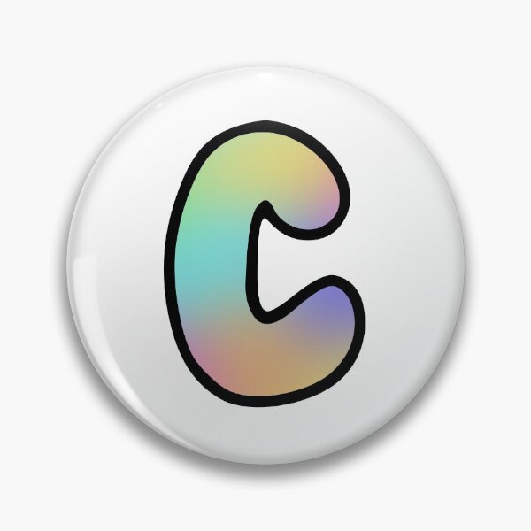 Artikelvorschau, Pastellblasen-Buchstabenmonogramm - C. entworfen und verkauft von GhostLonging.