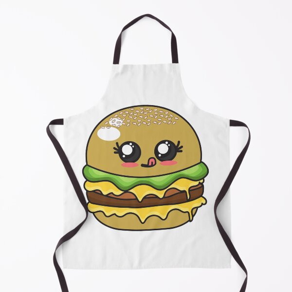 Item preview, Cute Adorable Burger! - Kawaii Food Design designed and sold by sweetpeanut.