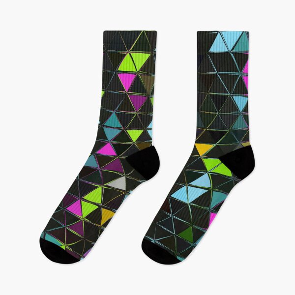 Item preview, Cute Funky geometric Triangles Pattern funny gift for digital art lovers  designed and sold by AYACHI90.