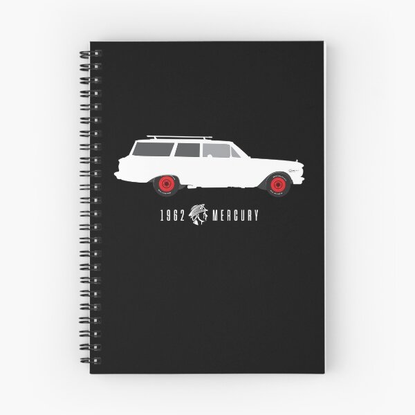Artikelvorschau, 1962 Mercury Comet Kombi ~WEISS entworfen und verkauft von Splinterwear.