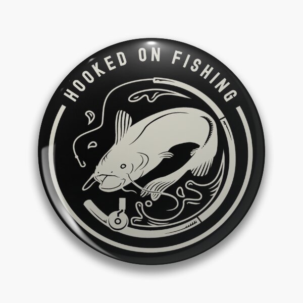 Item preview, I'm Hooked On Fishing Badge1 designed and sold by Coder-T.