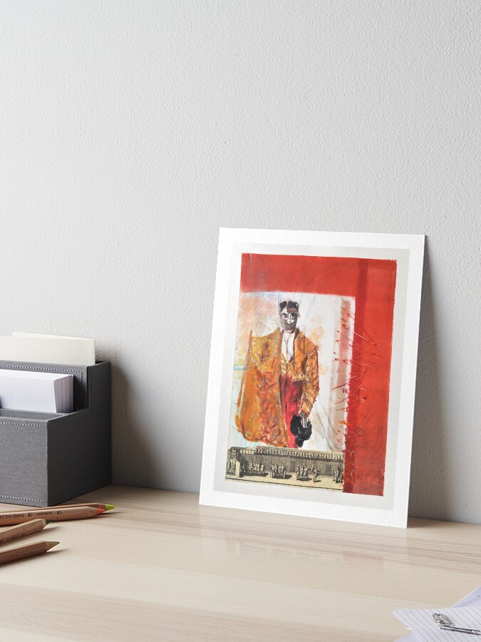 Thumbnail 1 of 2, Art Board Print, Torero Espanol designed and sold by lizamackinnon.