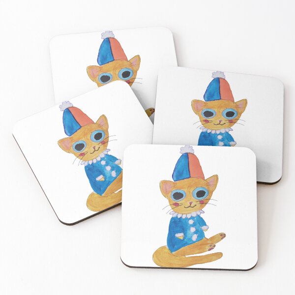 Item preview, Orange Clown Cat (Transparent) designed and sold by Dawns-Nest.