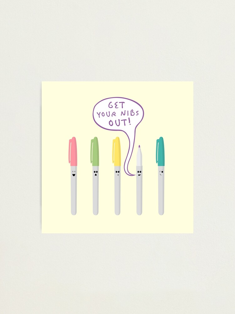 Alternate view of Pens Gone Wild Photographic Print