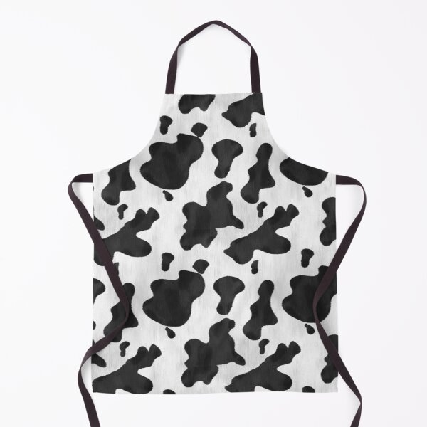 Item preview, Cow Print Western Black White Animal Spots Pattern designed and sold by emkayhess.