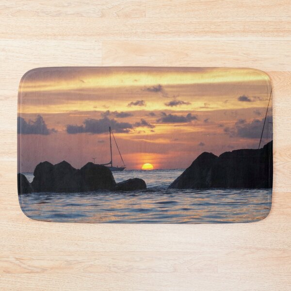 Item preview, Evening sunset at the beach in Tobago designed and sold by socialengineer.