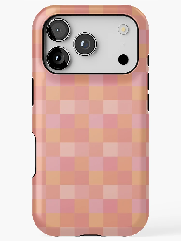 Thumbnail 1 of 4, iPhone Case, Chequered Raspberry Triple Pattern designed and sold by zcabask.