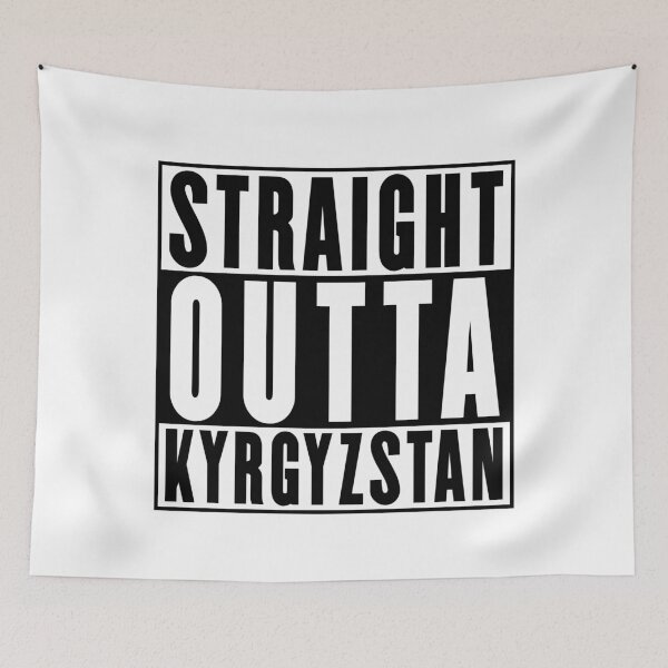 Item preview, Straight Outta Kyrgyzstan designed and sold by RandomStuffShop.