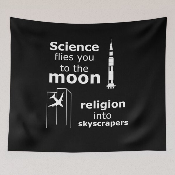 Item preview, Science flies you to the Moon, religion into skyscrapers designed and sold by seamork.