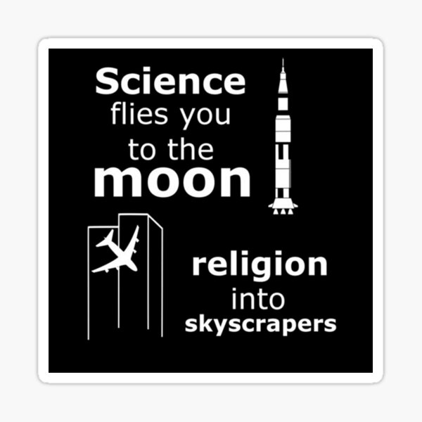 Item preview, Science flies you to the Moon, religion into skyscrapers designed and sold by seamork.