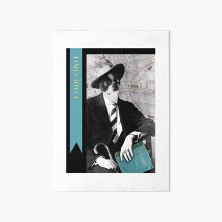 Boston James Joyce Art Board Print