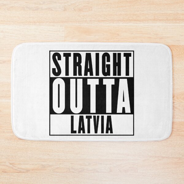 Item preview, Straight Outta Latvia designed and sold by RandomStuffShop.