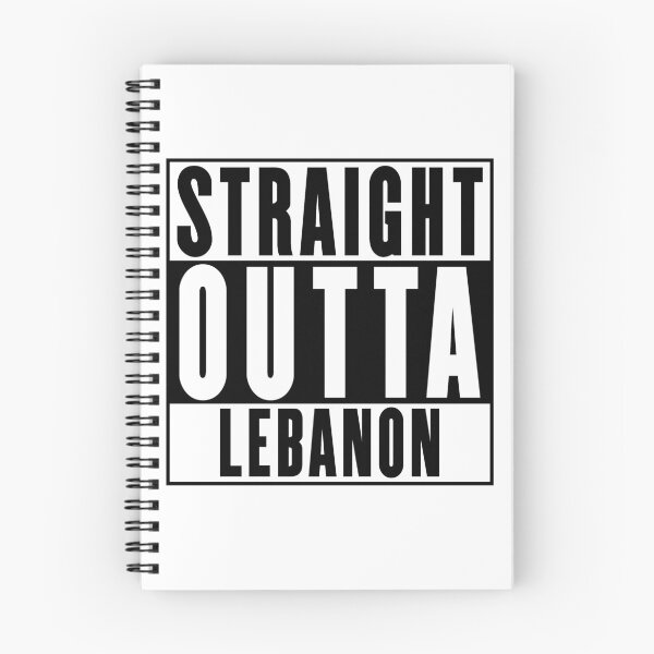 Item preview, Straight Outta Lebanon designed and sold by RandomStuffShop.