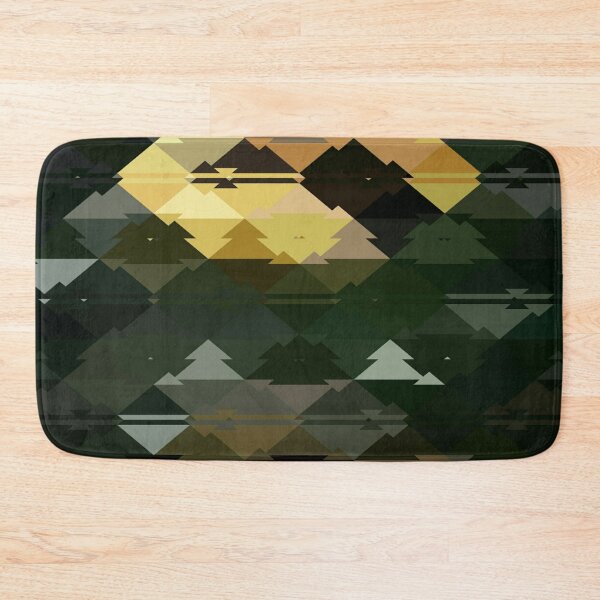 Item preview, Cute Yellow and dark geometric Triangles Pattern funny gift for digital art lovers  designed and sold by AYACHI90.