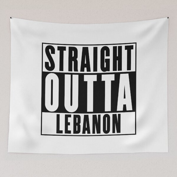 Item preview, Straight Outta Lebanon designed and sold by RandomStuffShop.
