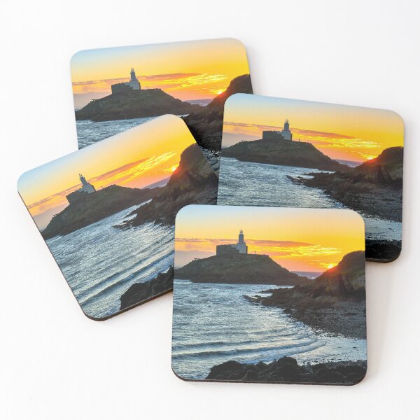 Item preview, Sunrise over Mumbles Lighthouse South Wales designed and sold by VnGphoto.