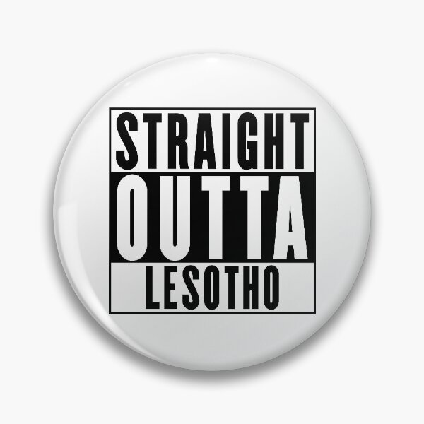 Item preview, Straight Outta Lesotho designed and sold by RandomStuffShop.