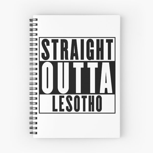 Item preview, Straight Outta Lesotho designed and sold by RandomStuffShop.