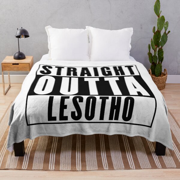 Item preview, Straight Outta Lesotho designed and sold by RandomStuffShop.