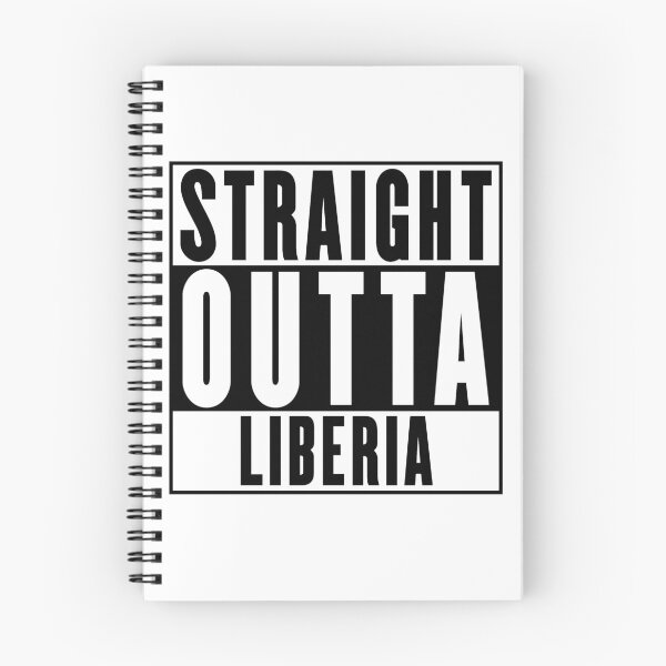 Item preview, Straight Outta Liberia designed and sold by RandomStuffShop.