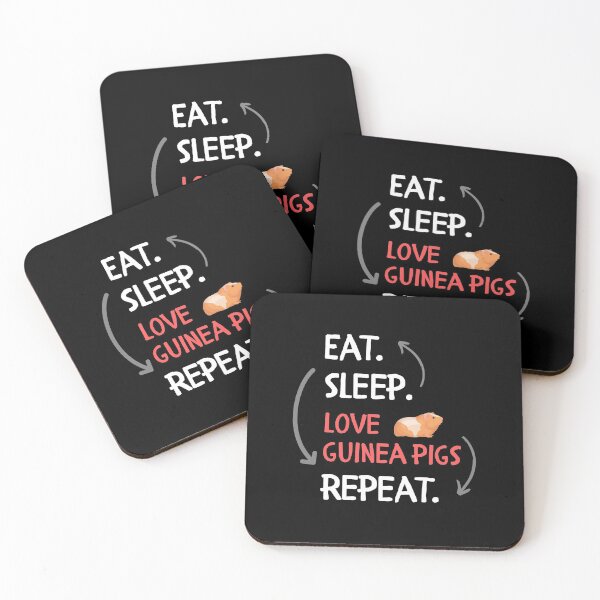 Item preview, Eat Sleep Love Guinea Pigs Repeat designed and sold by Sutra-Lotus-Co.