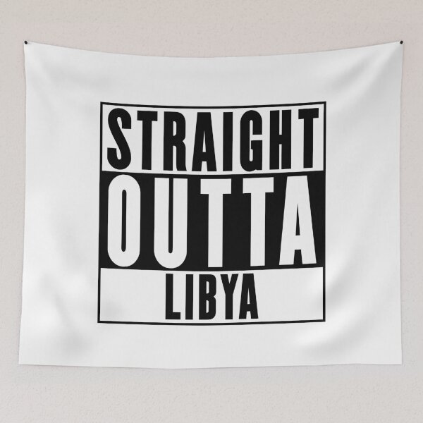 Item preview, Straight Outta Libya designed and sold by RandomStuffShop.