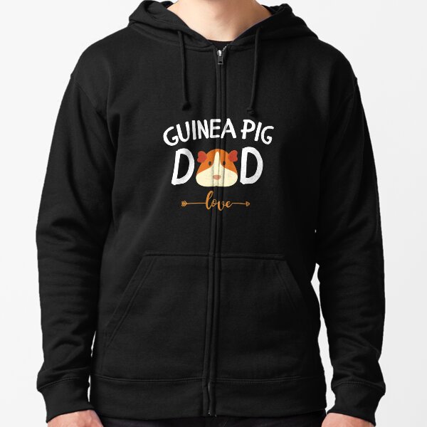 Guinea Pig Dad Zipped Hoodie
