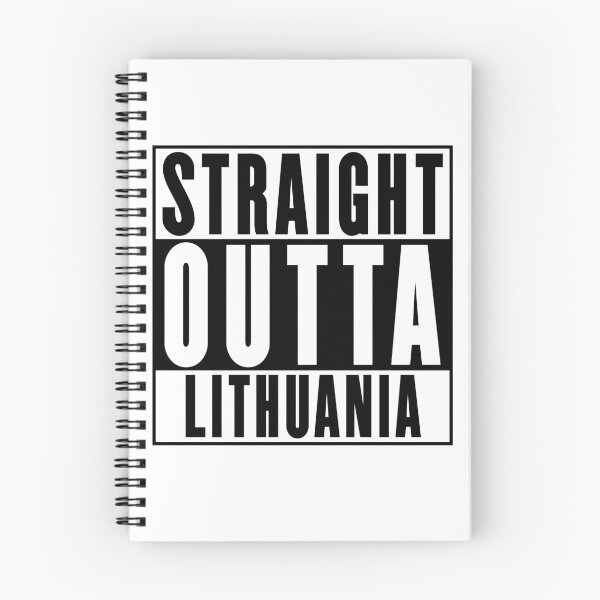 Item preview, Straight Outta Lithuania designed and sold by RandomStuffShop.