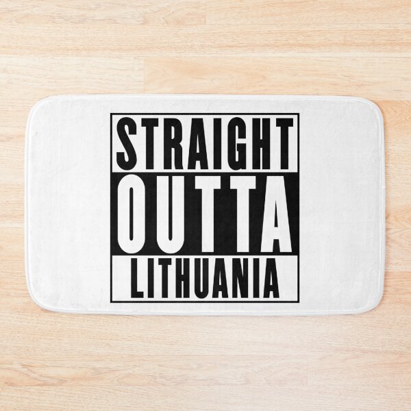 Item preview, Straight Outta Lithuania designed and sold by RandomStuffShop.