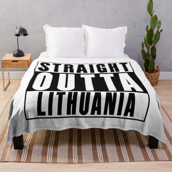Item preview, Straight Outta Lithuania designed and sold by RandomStuffShop.