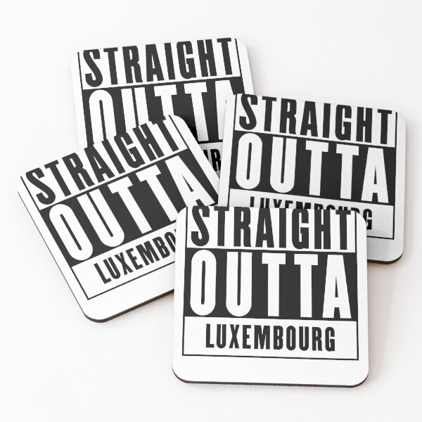 Item preview, Straight Outta Luxembourg designed and sold by RandomStuffShop.