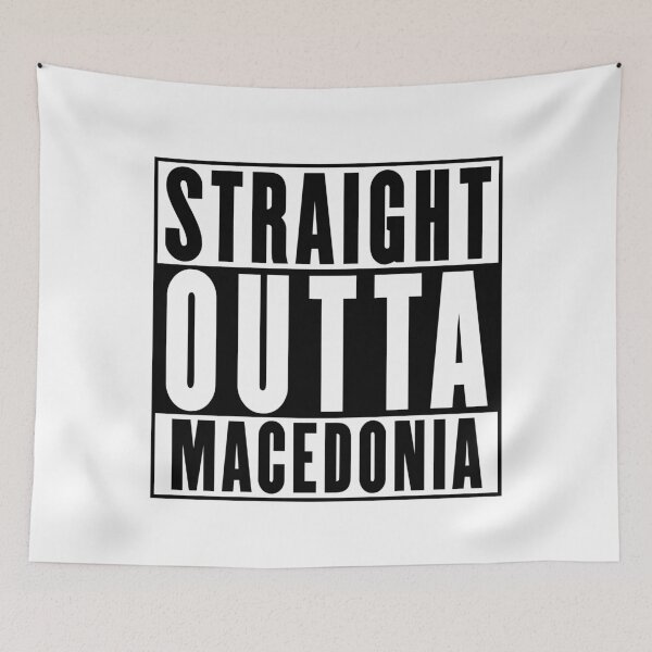 Item preview, Straight Outta Macedonia designed and sold by RandomStuffShop.