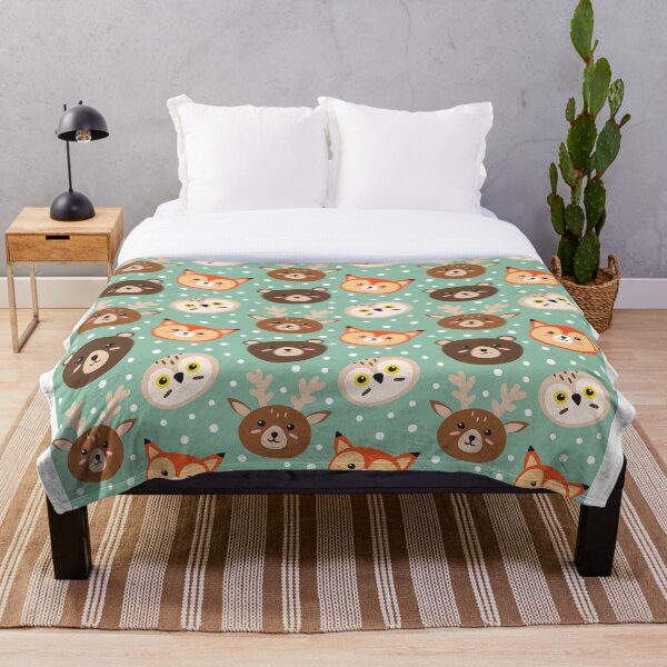 Item preview, Seamless pattern of doodle forest animals  designed and sold by Svetsol.