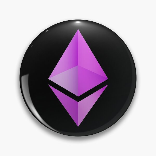 Item preview, Minimalist purple Ethereum designed and sold by PremiumCrypto.