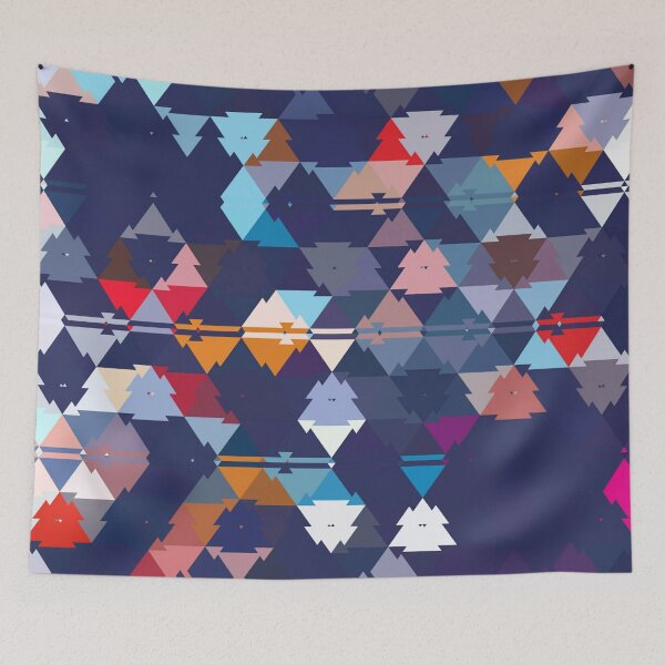 Item preview, Cute Funky geometric Triangles Pattern funny gift for digital art lovers  designed and sold by AYACHI90.