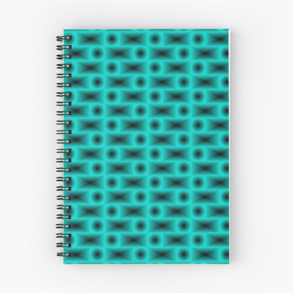 Item preview, Patrón de círculo y cuadrado en Cyan a Black Fade designed and sold by DistantOverture.